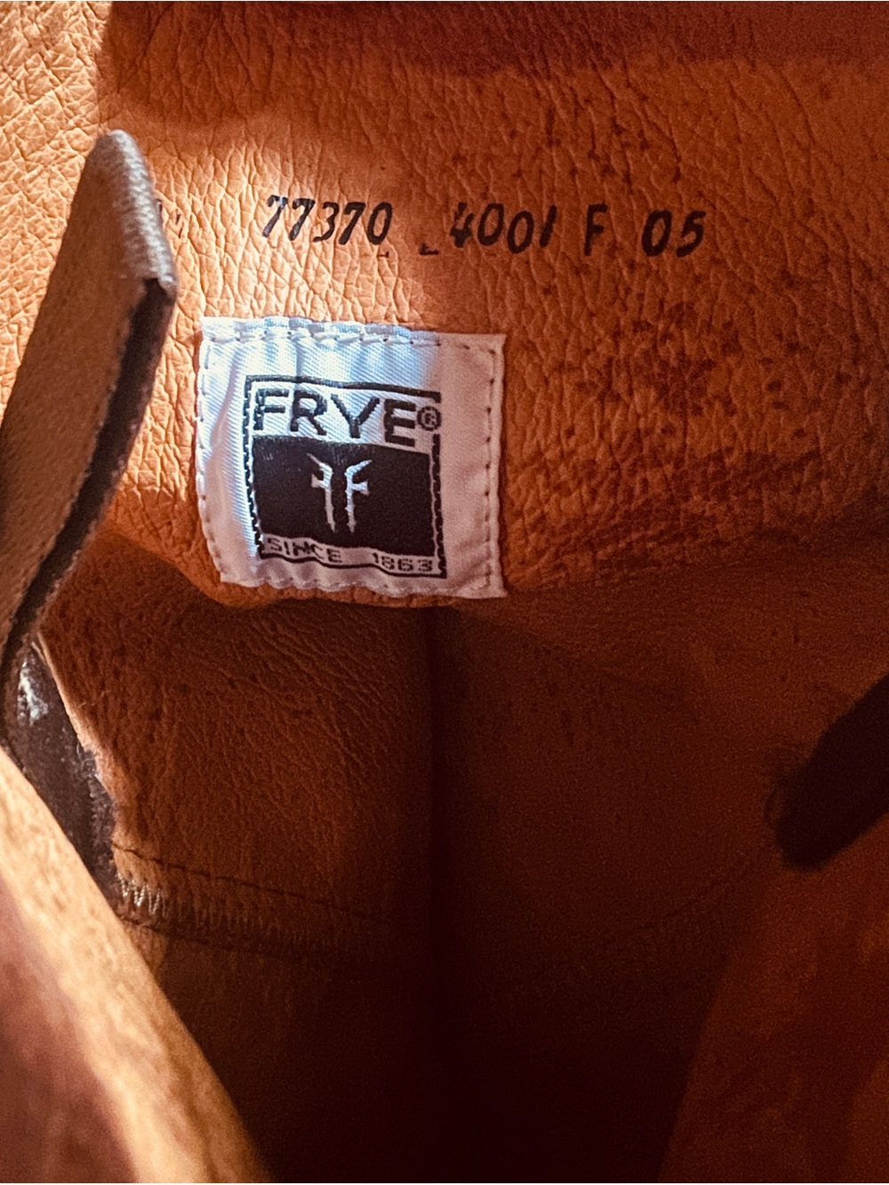 Frye Sage Green Leather knee high Heeled Boots - Picture 4 of 6
